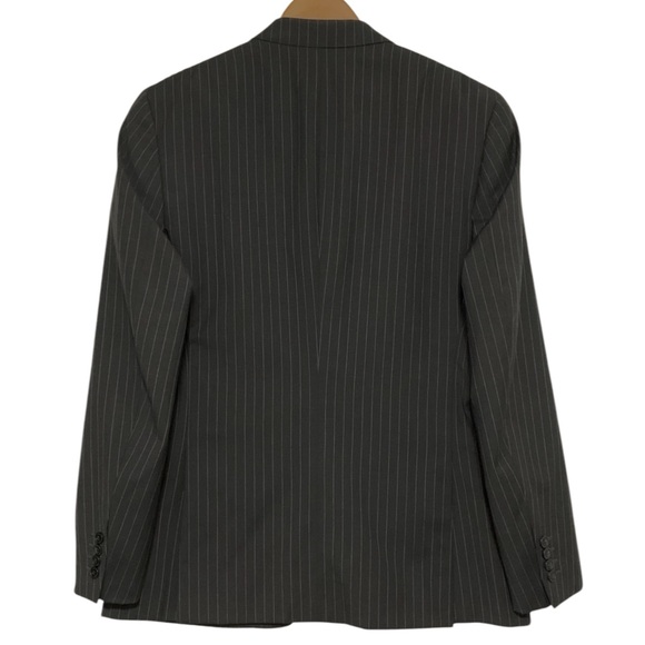 Versace Collection Wool Pinstripe Blazer - Picture 6 of 16